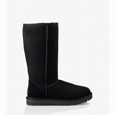 Botas UGG Classic Tall II Mulher Pretas | PT-JXMEK